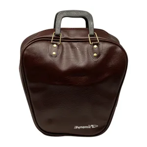 1 BALL VINYL BOWLING BAG - BROWN