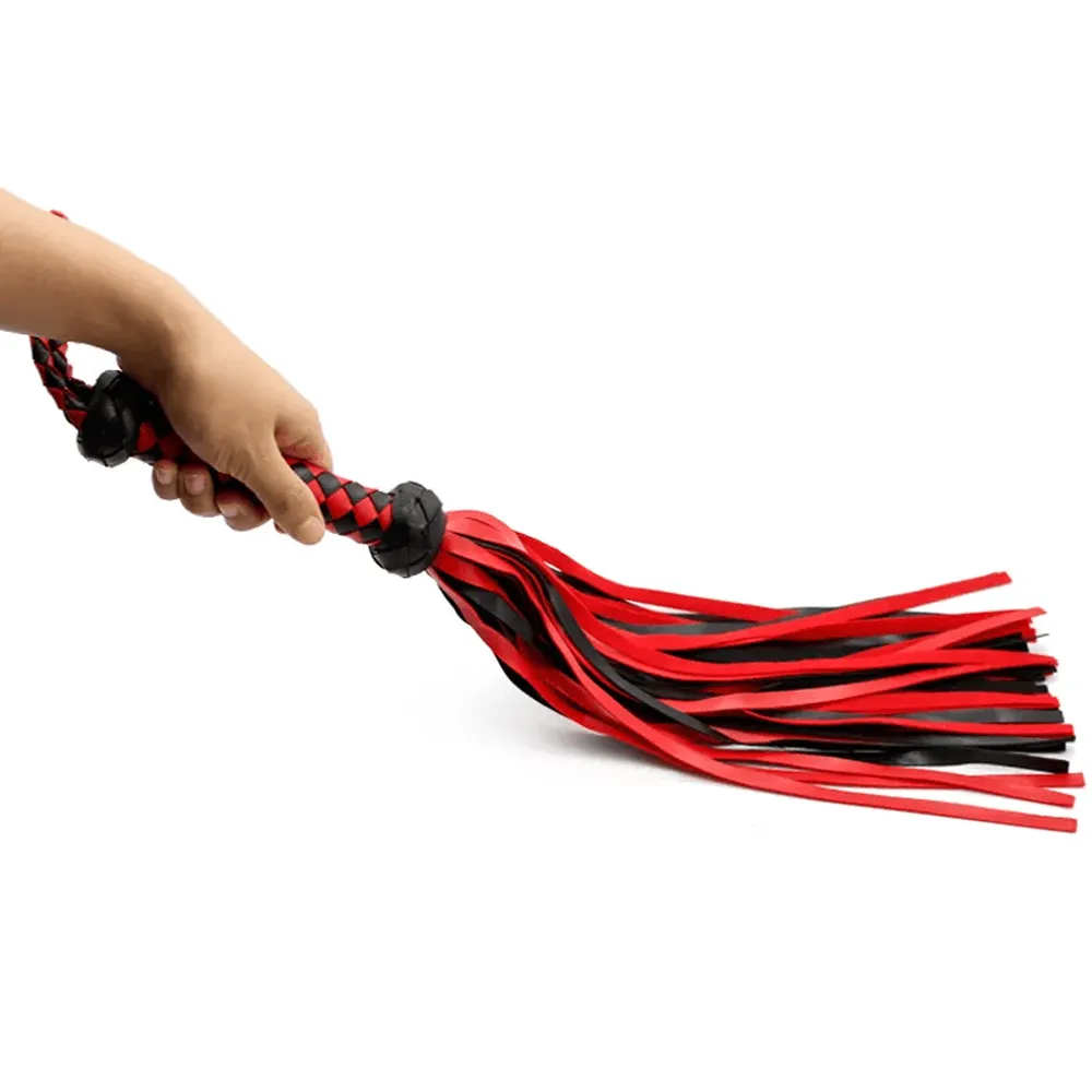 13 Inch Red & Black Chequered Flogger