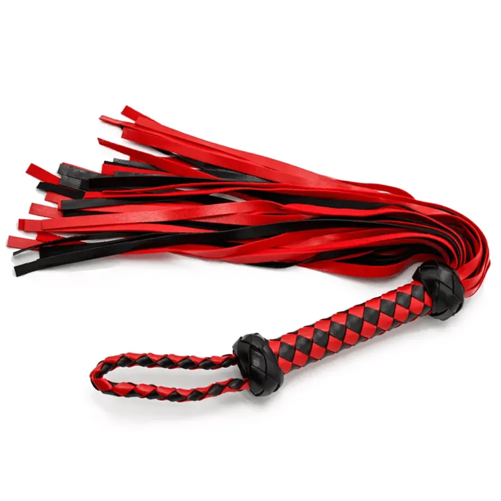 13 Inch Red & Black Chequered Flogger