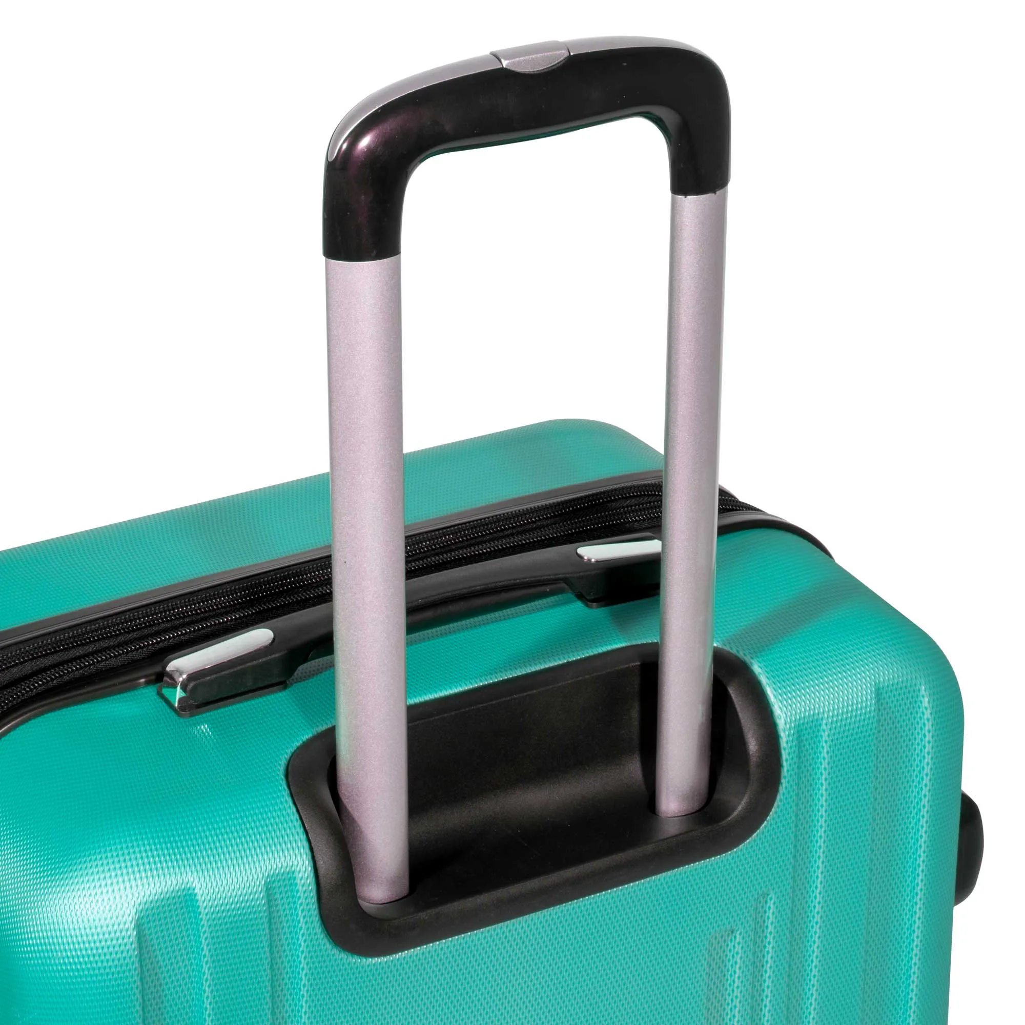 3 Piece Lightweight Luggage Suitcase Trolley Set ABS TSA Lock - Teal - DL126