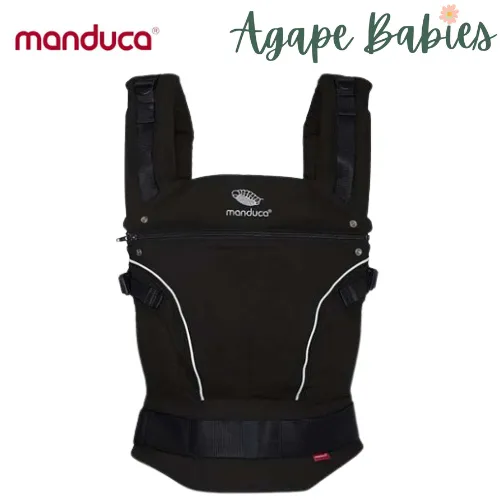 [3 Years Local Warranty] Manduca Pure Cotton Baby Carrier - Night Black