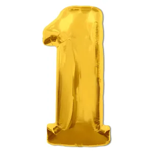 40 inch Number 1 - Gold Balloon