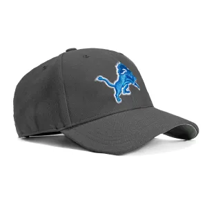 47 Brand Detroit Lions MVP Adjustable Velcro Hat - Charcoal