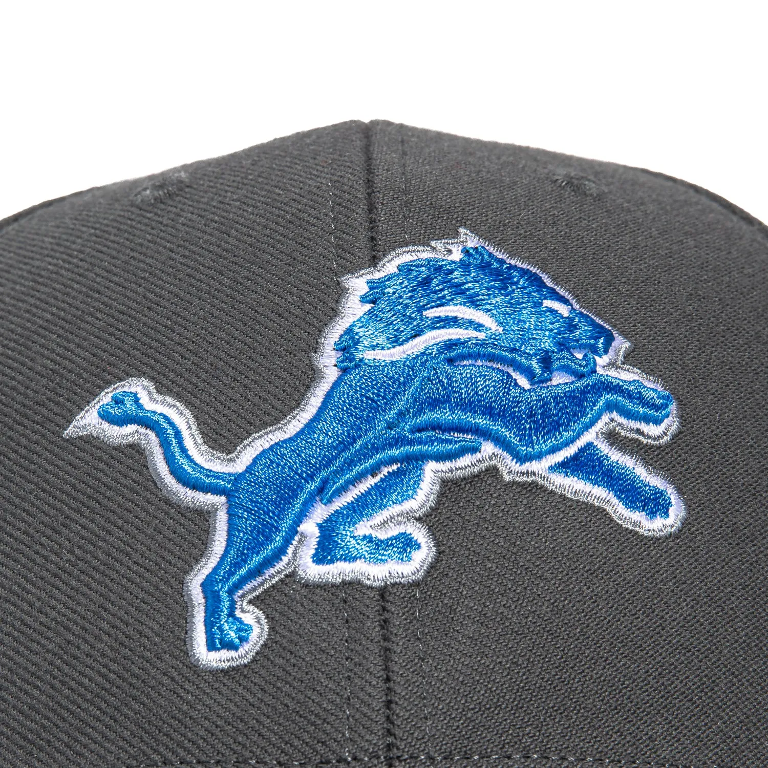 47 Brand Detroit Lions MVP Adjustable Velcro Hat - Charcoal