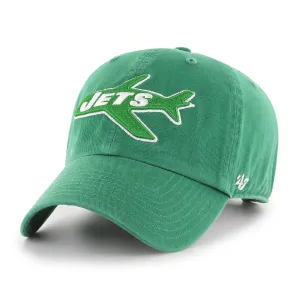 47 Brand New York Jets Legacy Adjustable Cleanup Hat - Kelly