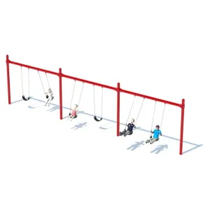 5” SINGLE POST SWING FRAME (8') - 3 BAY