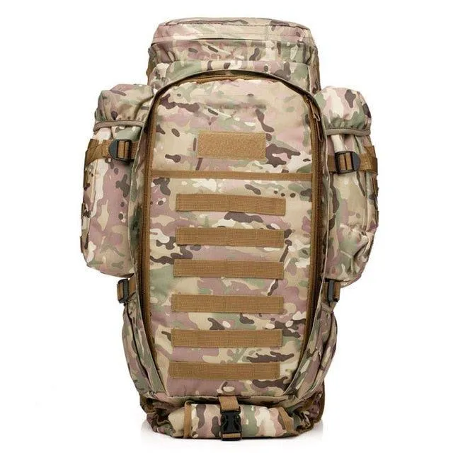 60L Molle Backpack Waterproof Travel Outdoor