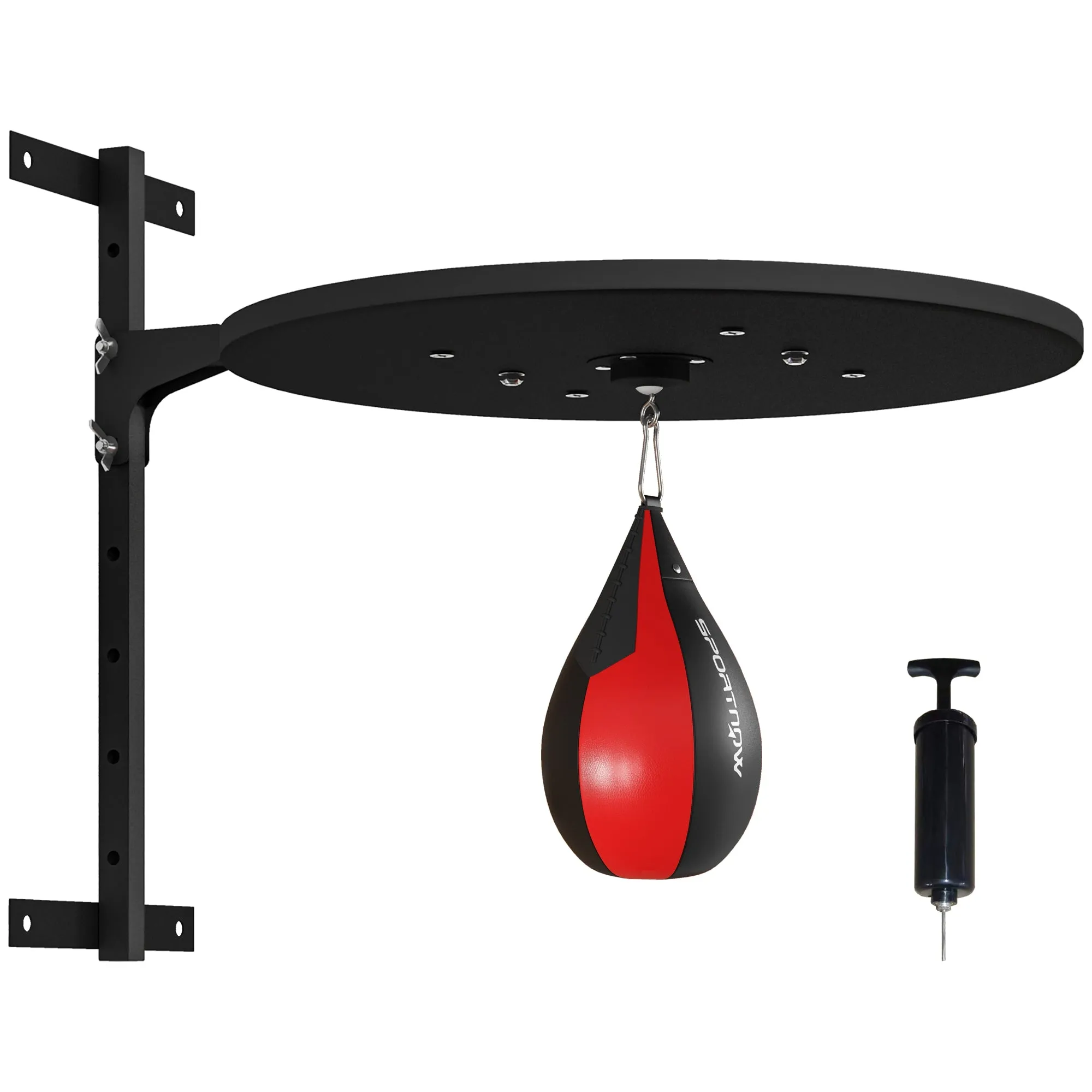 Adjustable Speed Bag Platform, Wall Mount Punching Bag Training Kit