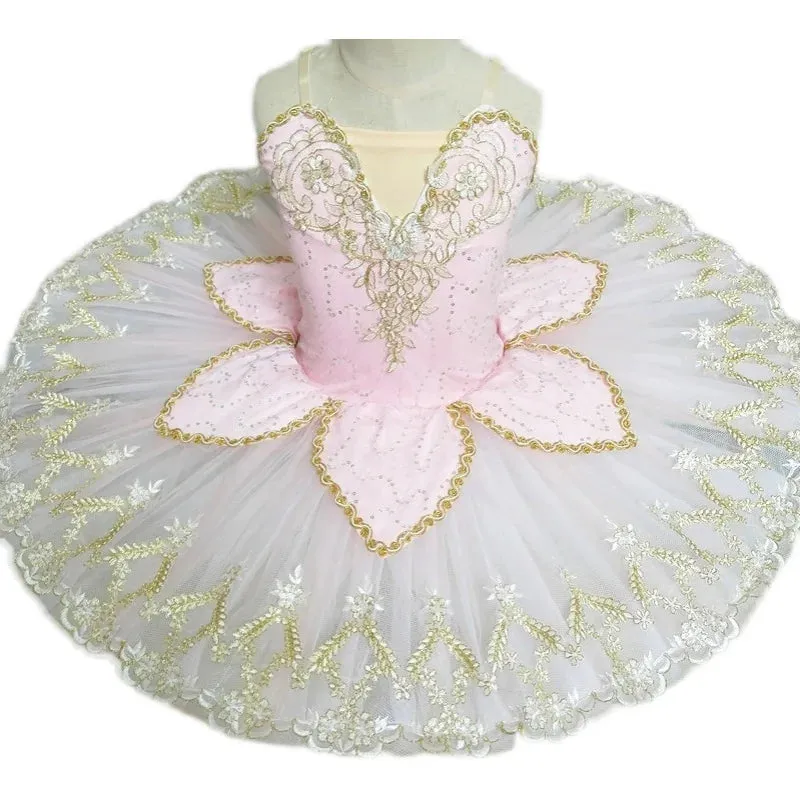 Adult Kids Professional Ballet Tutu Pancake Ballerina Dance Costume