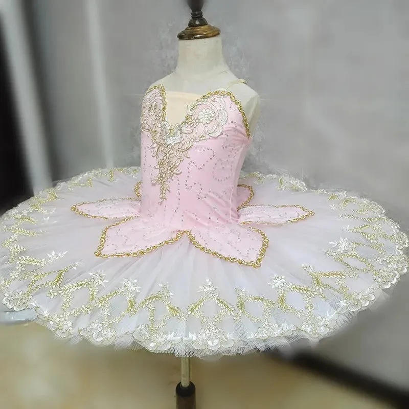 Adult Kids Professional Ballet Tutu Pancake Ballerina Dance Costume