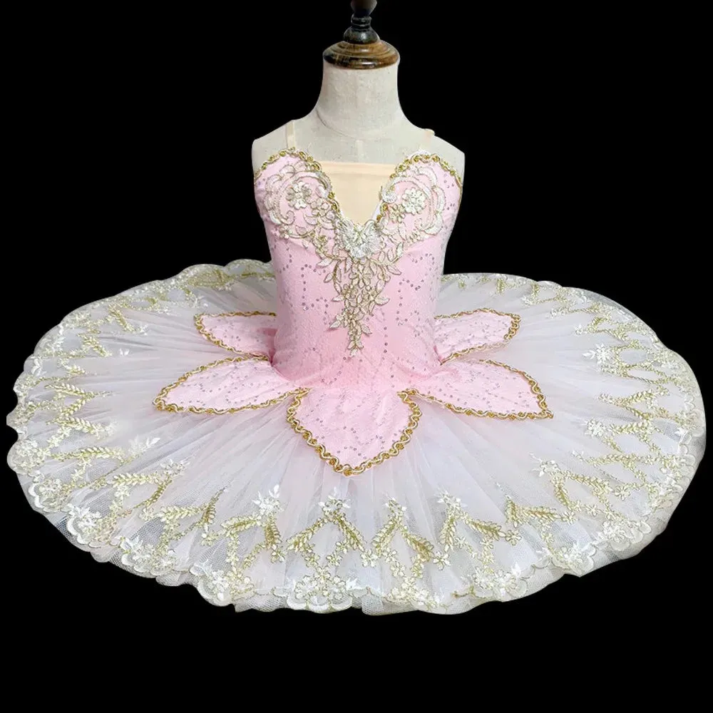 Adult Kids Professional Ballet Tutu Pancake Ballerina Dance Costume