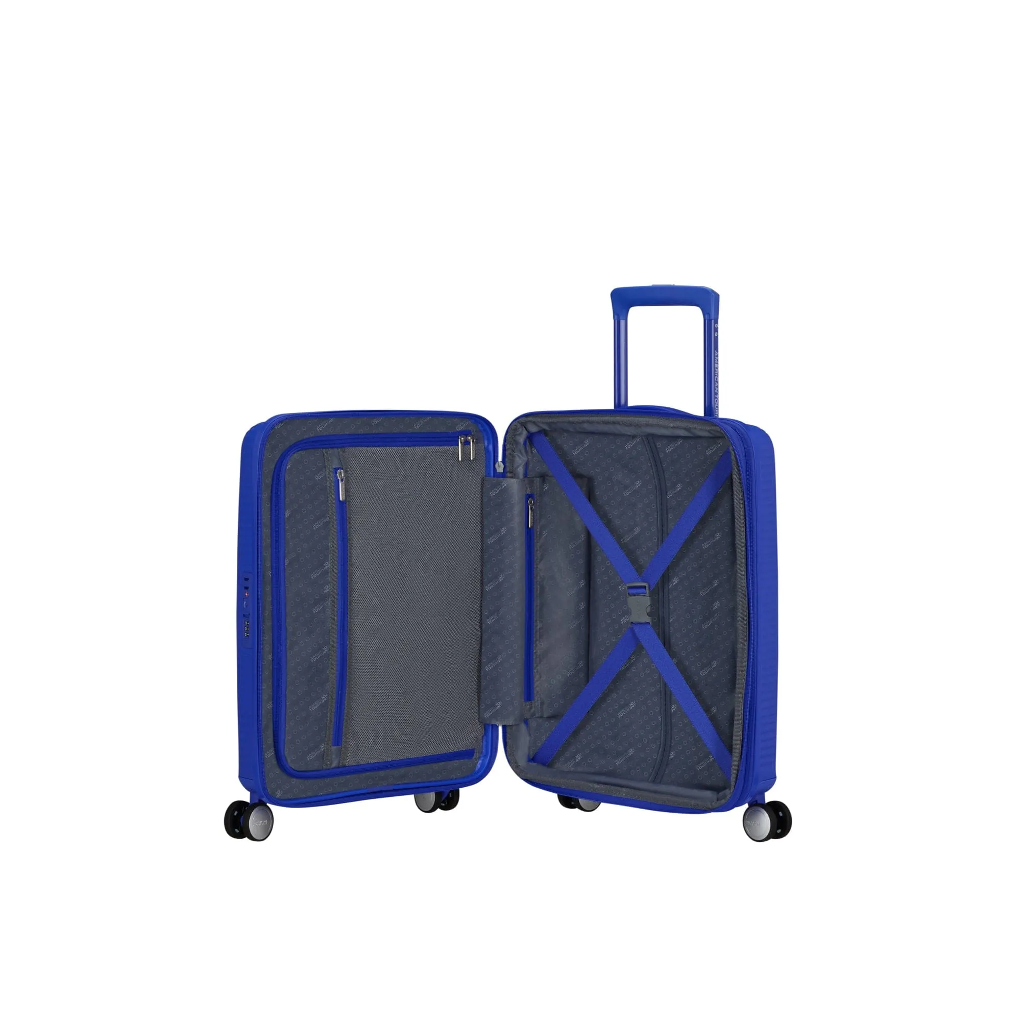 American Tourister SoundBox 55 cm Cabin luggage in Cobalt Blue