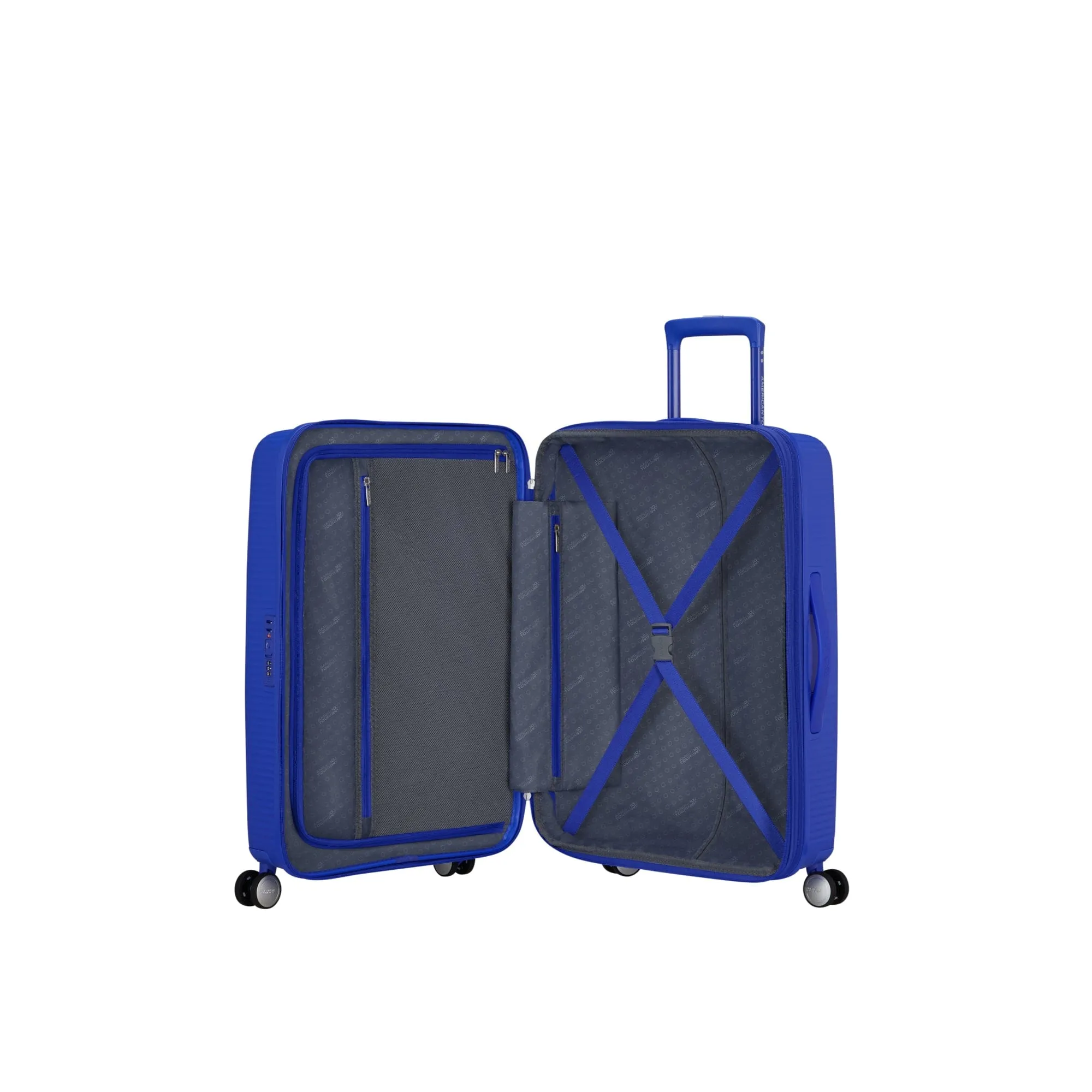 American Tourister SoundBox 67cm Medium Check-in in Cobalt Blue