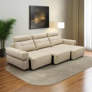 Aurelia Leathaire Electric Extendable Seats Sofa