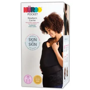 Baby Carrier Shirt NuRoo® Pocket X-Small / Small Black Short Sleeve Female - Brownmed  Mfr# 8005