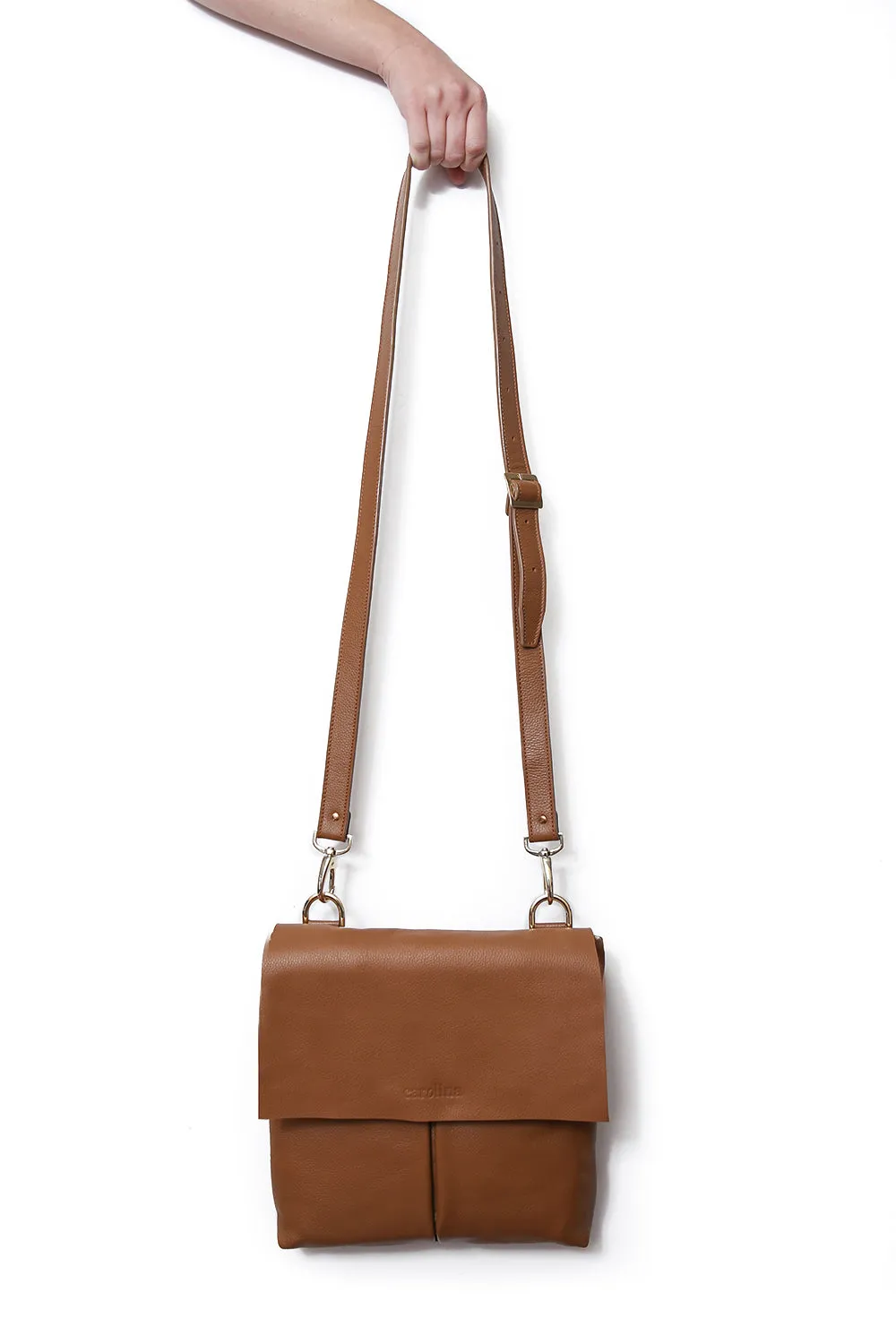 Barcelona Leather Handbag Tan Soft Leather