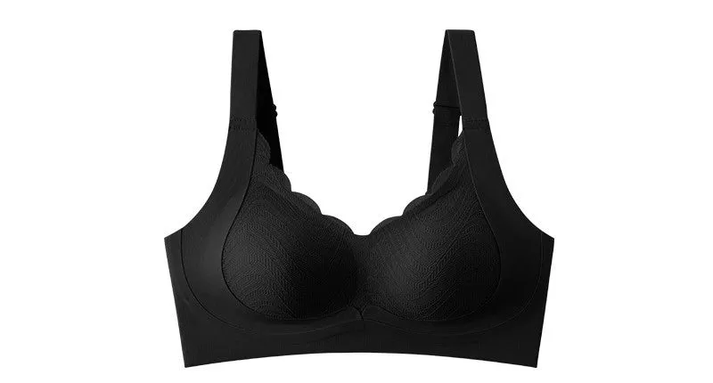 Big breasts make you look smaller, large size underwear, women's seamless sports bra, anti-sagging, side breasts, gathered breasts, pregnant women's fat mm bra