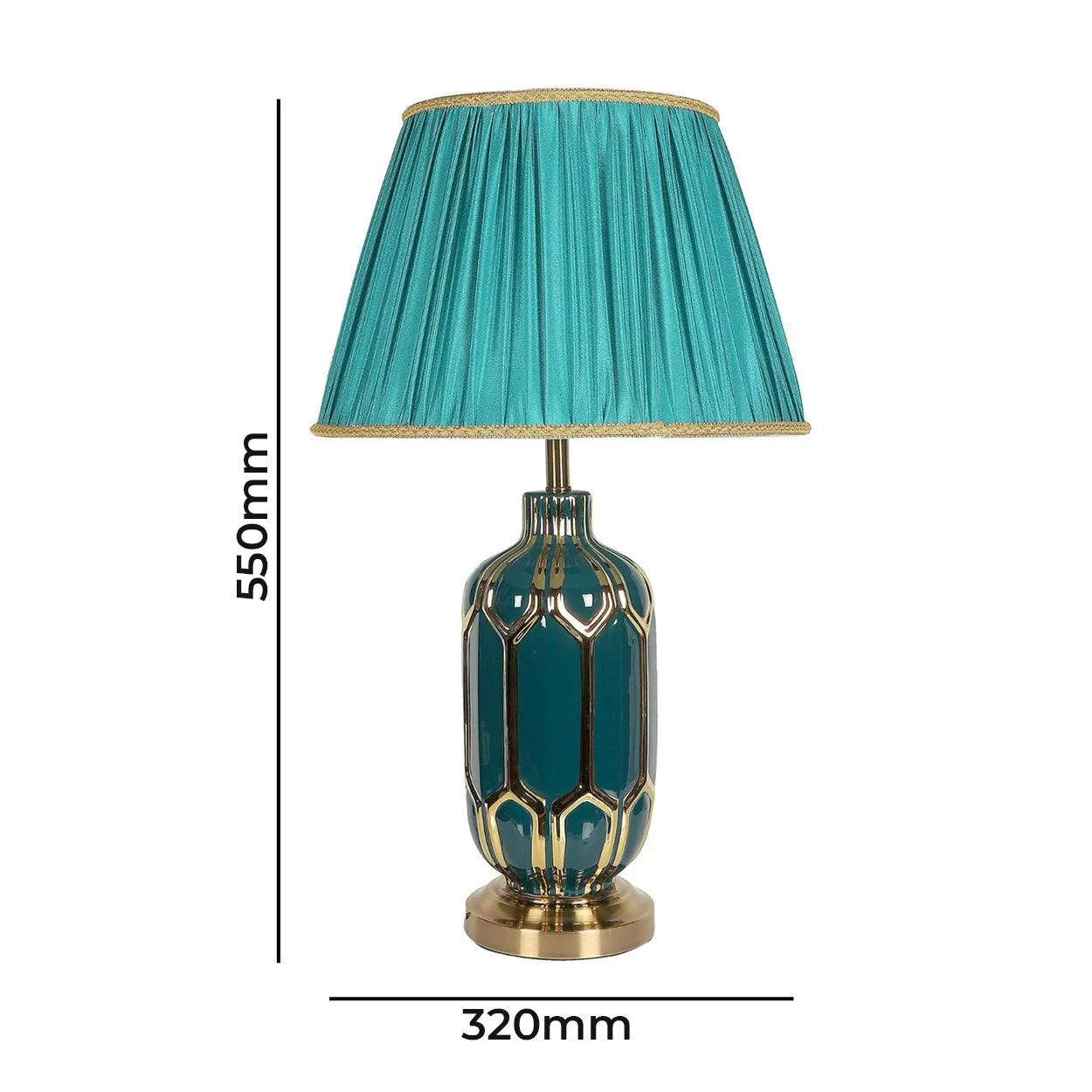 BLEEN CERAMIC TABLE LAMP BEDSIDE LAMP