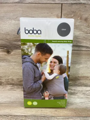 Boba Baby Wrap Carrier Grey