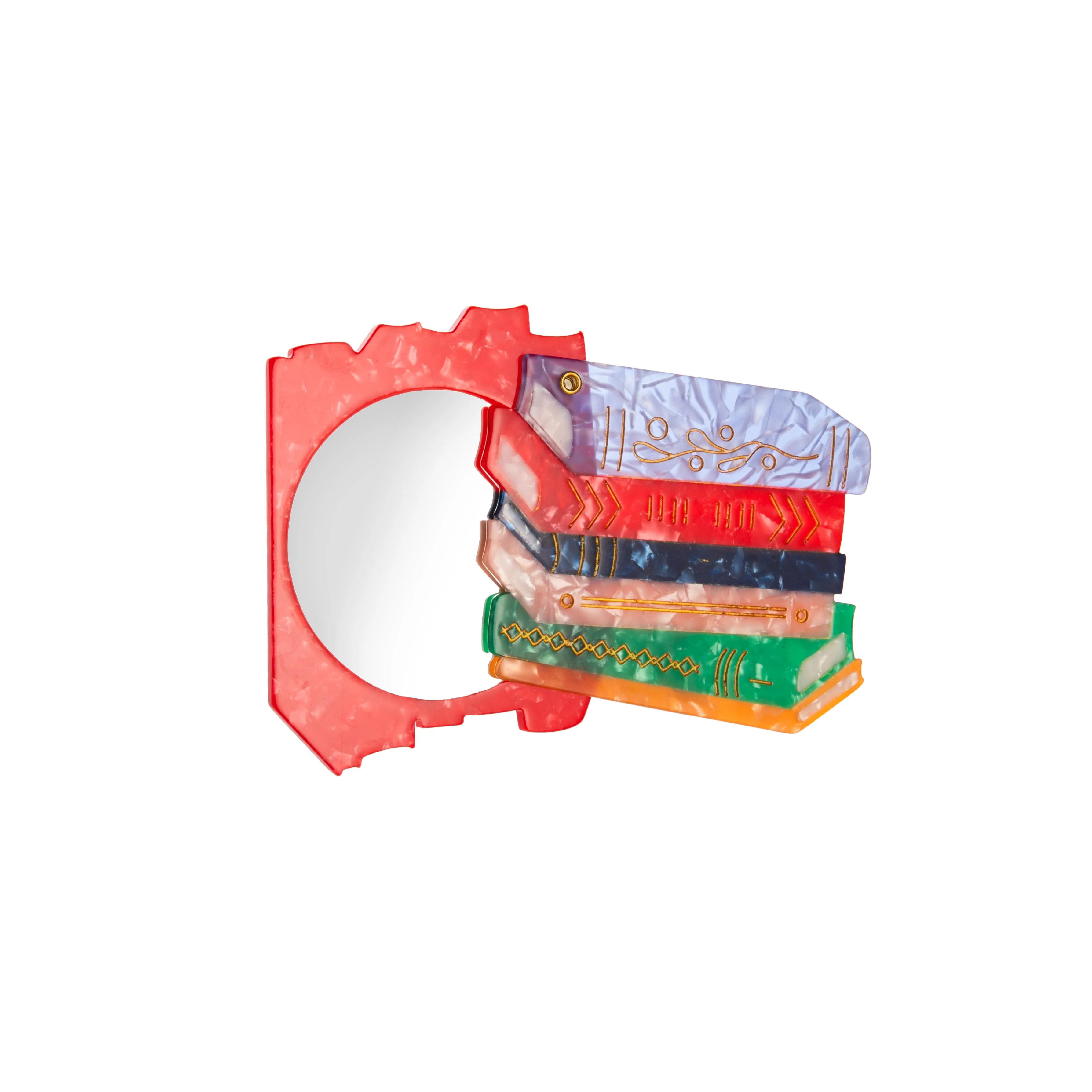 BOOK STACK COMPACT MIRROR