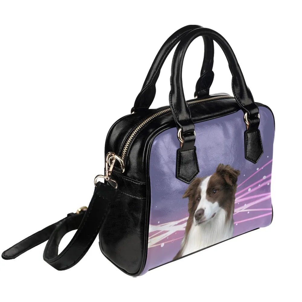 Border Collie Shoulder Bag - 2 Different Sides