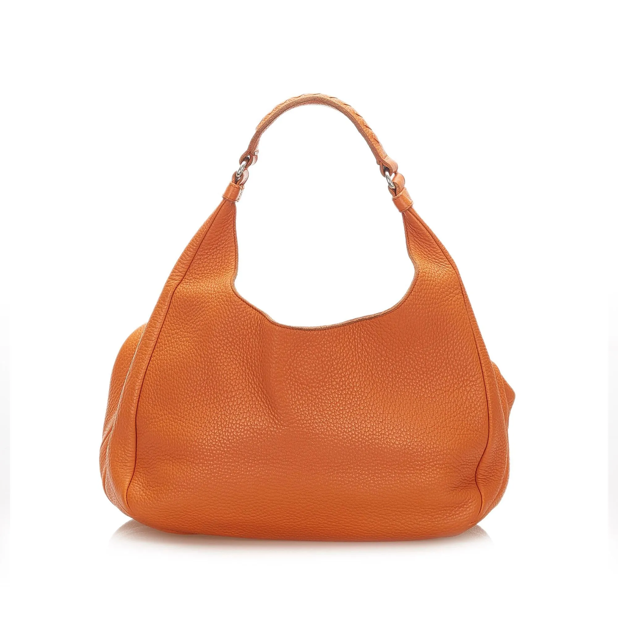 Bottega Veneta Campana Leather Hobo Bag (SHG-22310)