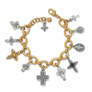 Brighton Heavenly Cross Charm Bracelet