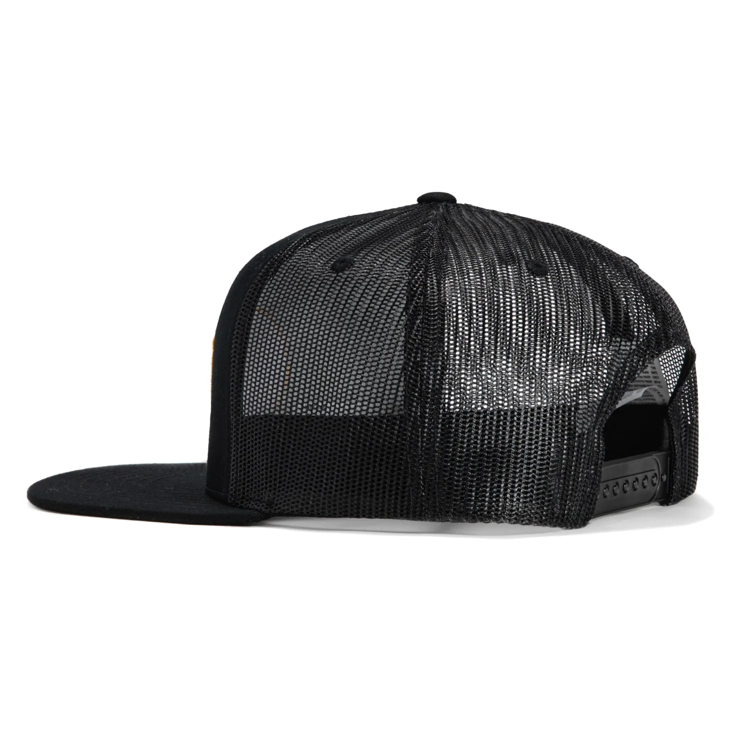 Brixton Oath III Mesh Snapback Hat - Black