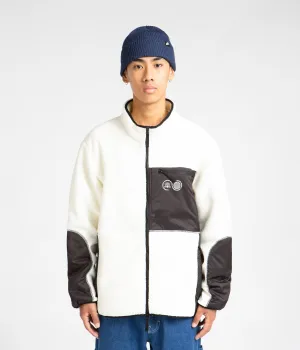 Carrier Goods Borg Zip Through Fleece - Snow