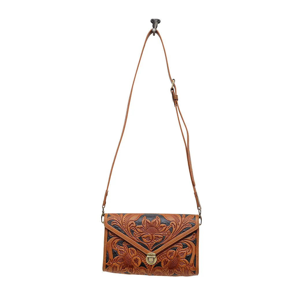 CIRCE HAND-TOOLED BAG