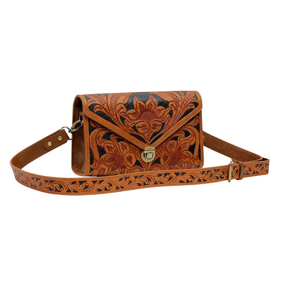 CIRCE HAND-TOOLED BAG