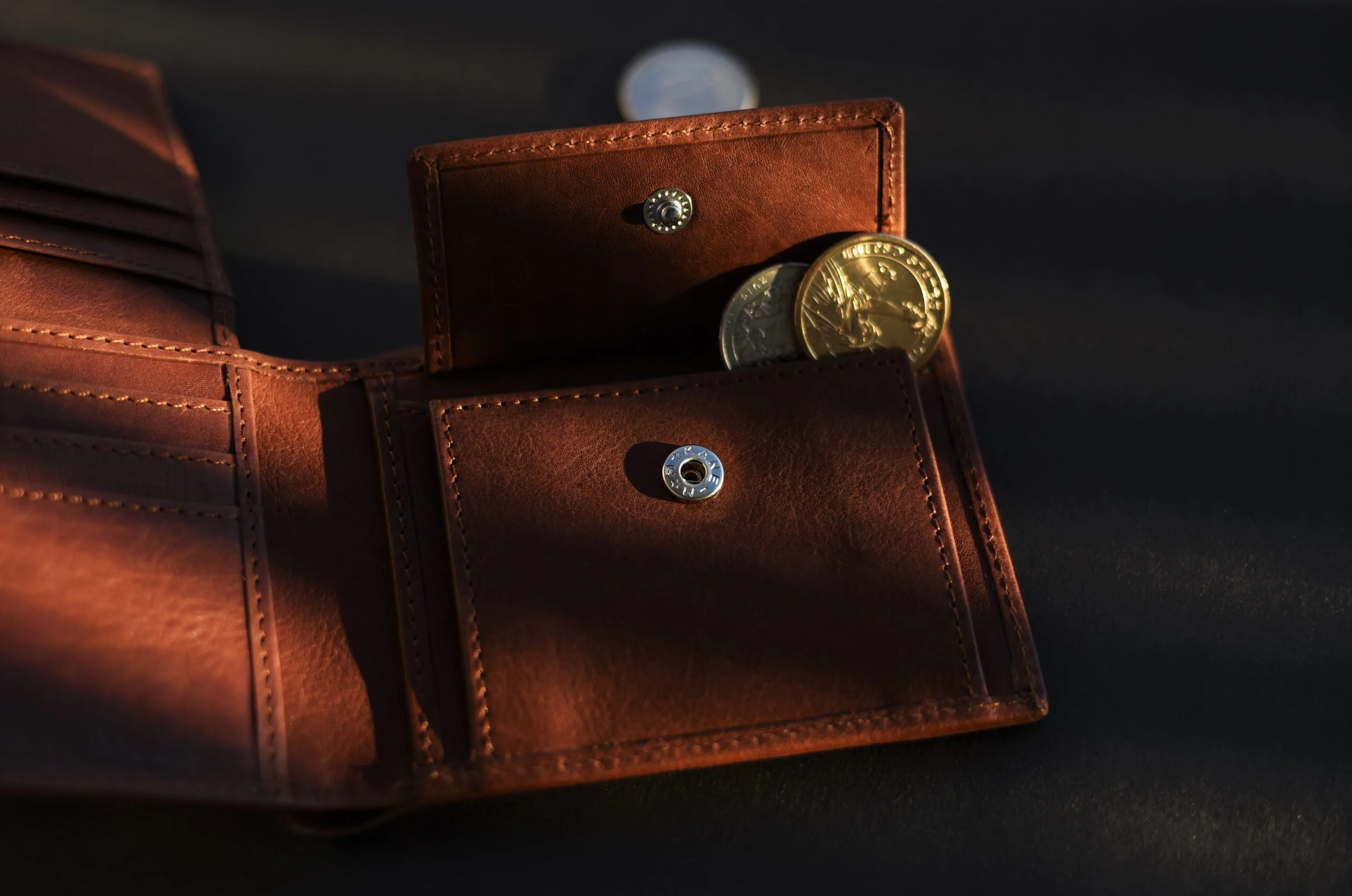 Coin/Card Wallet - Coffee