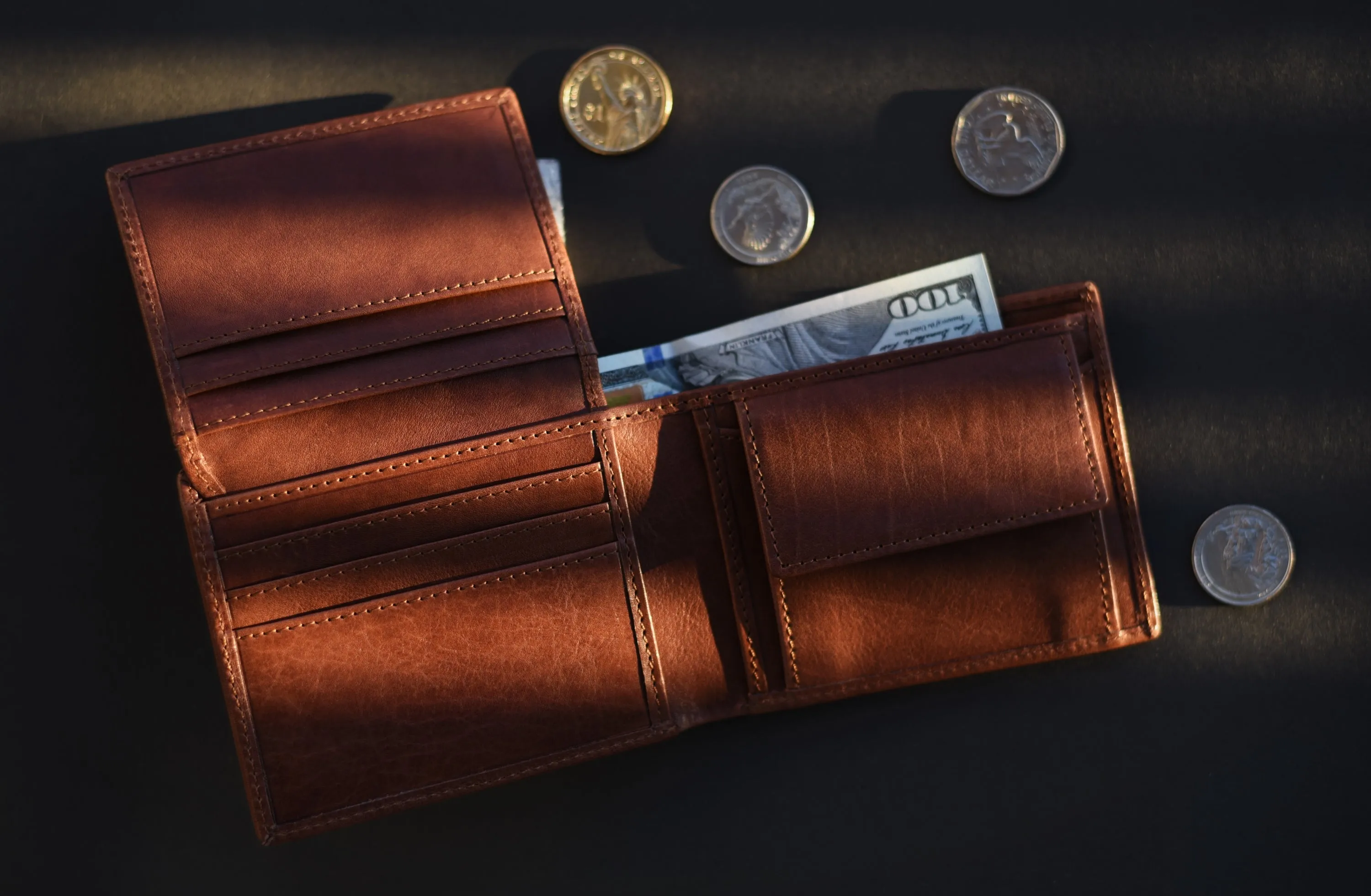 Coin/Card Wallet - Coffee