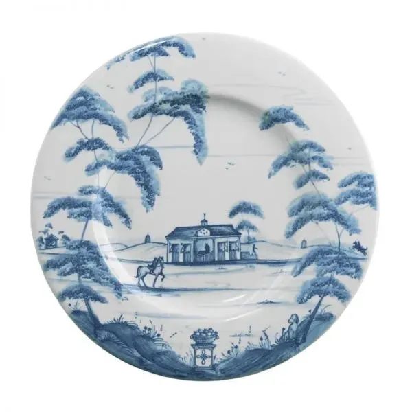 Country Estate Delft Blue Stable Side/Cocktail Plate