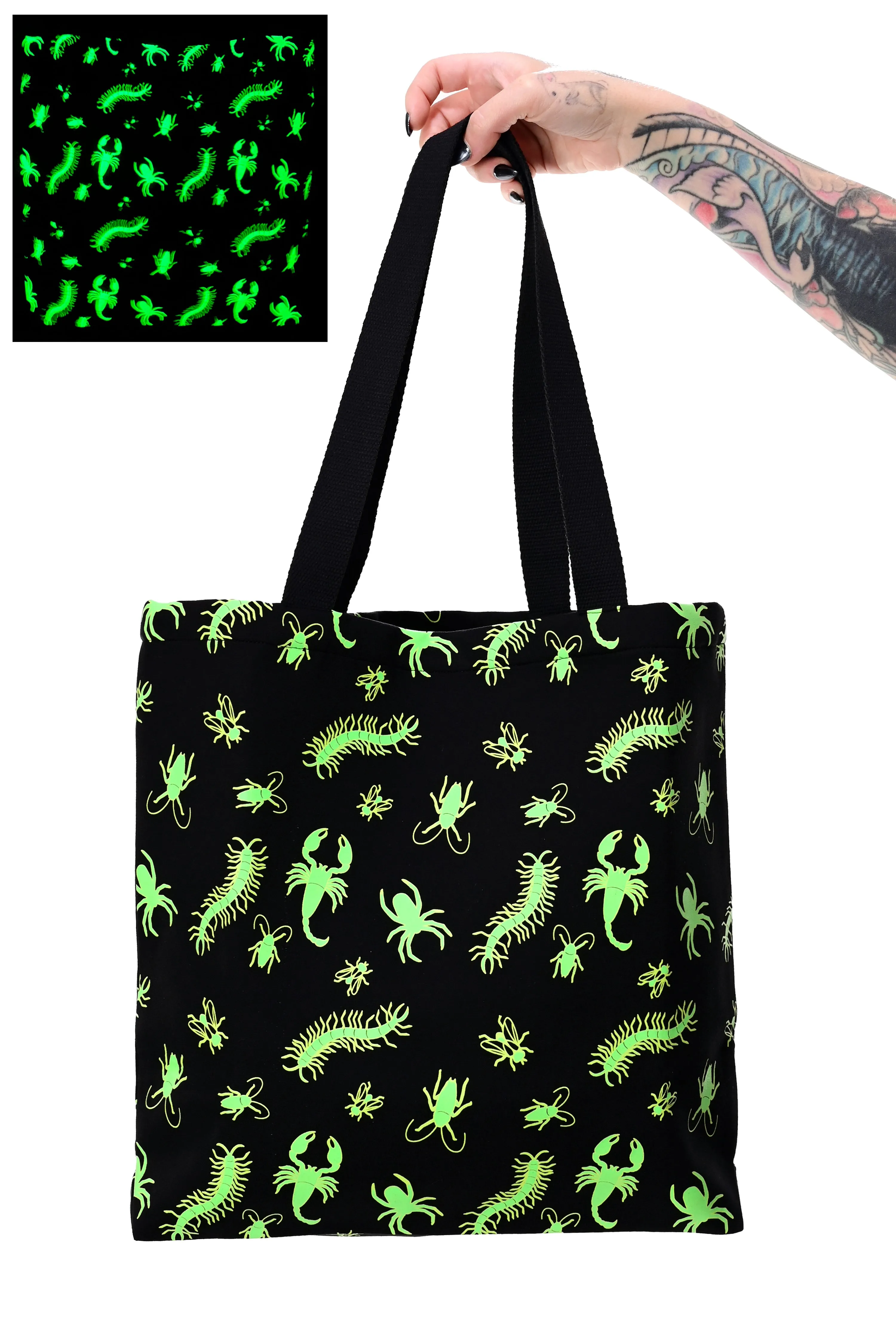 Creepy Crawlers Open Top Tote Bag