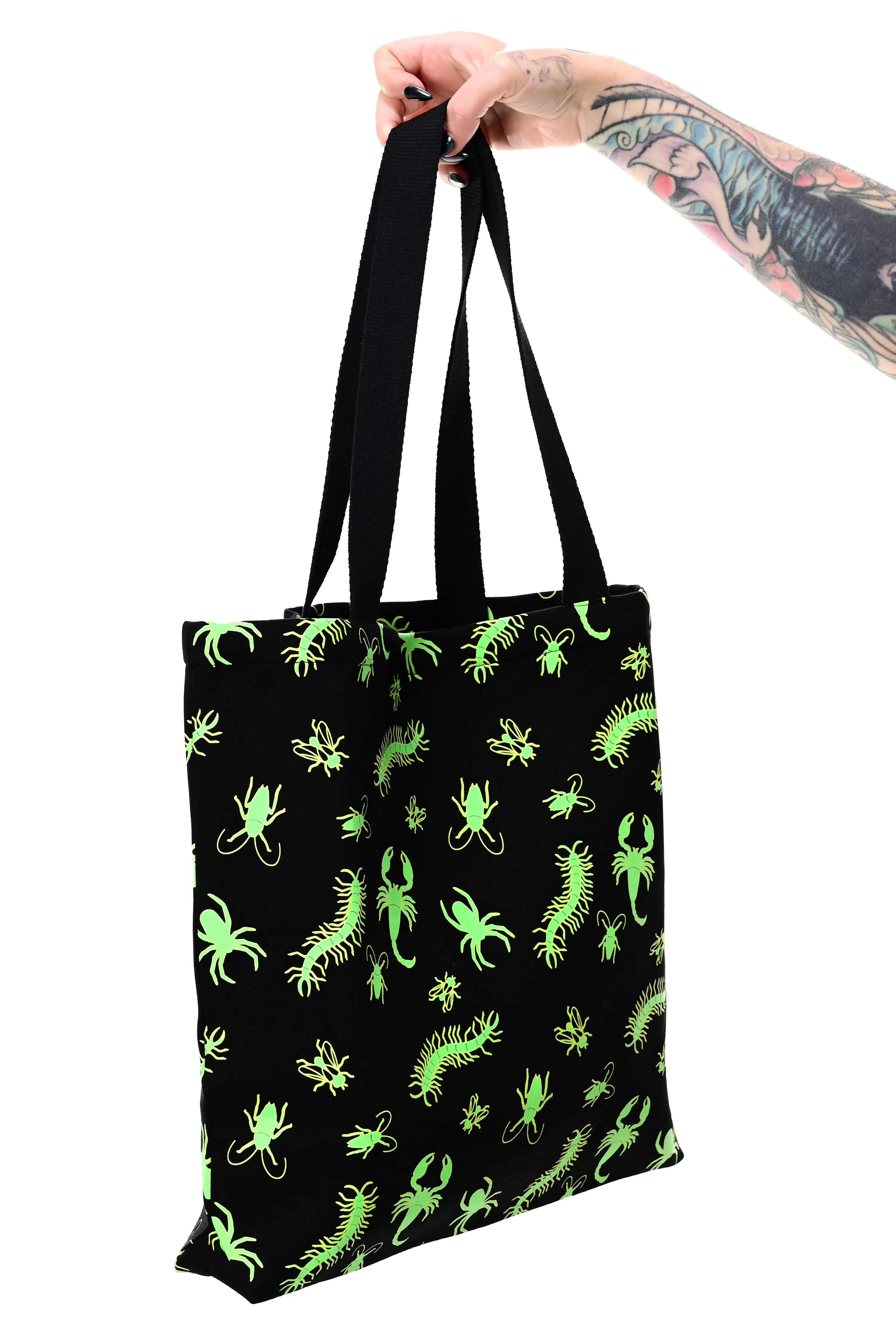 Creepy Crawlers Open Top Tote Bag