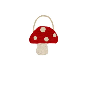 Crochet Mushroom Purse - Red