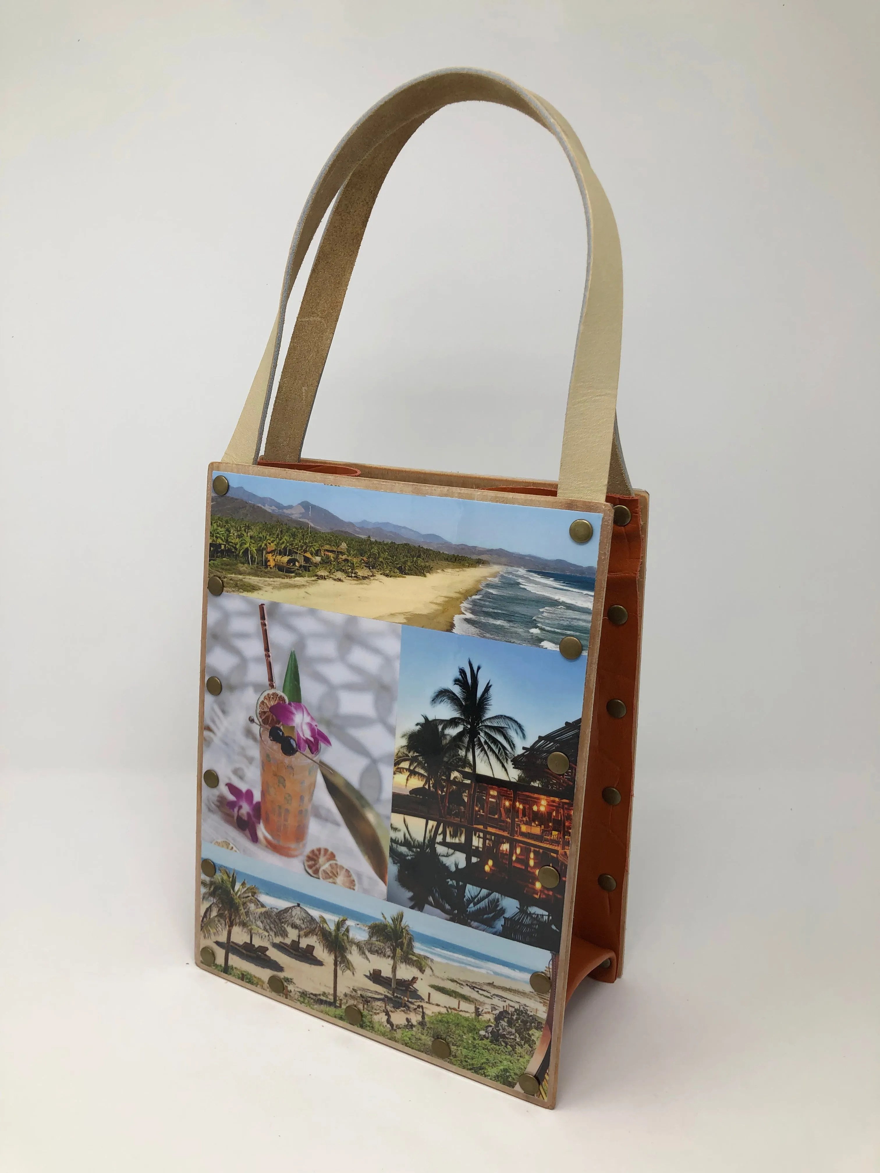 Custom KB Vintage Designs Purse - Mountain and Ocean Collage