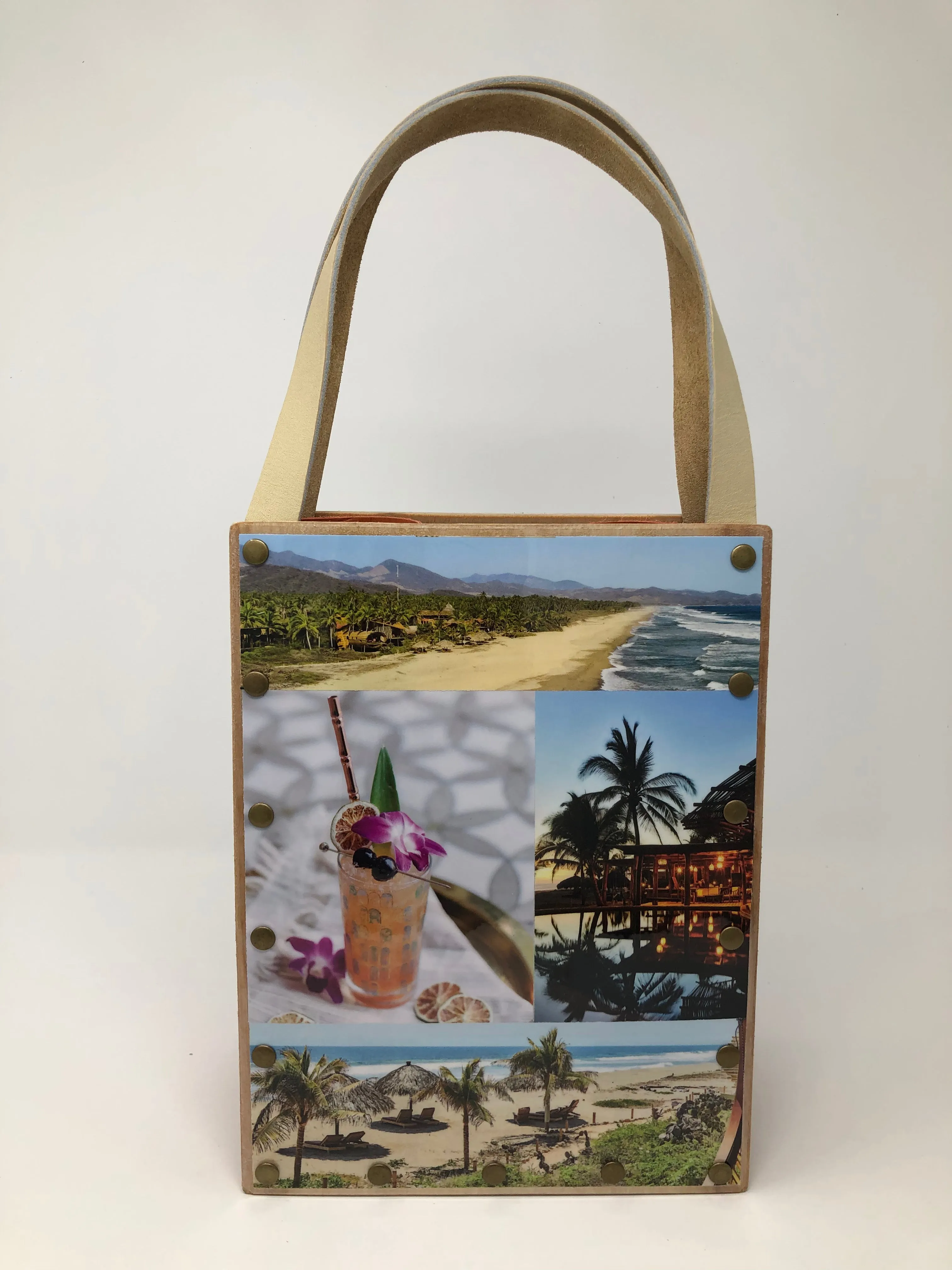 Custom KB Vintage Designs Purse - Mountain and Ocean Collage