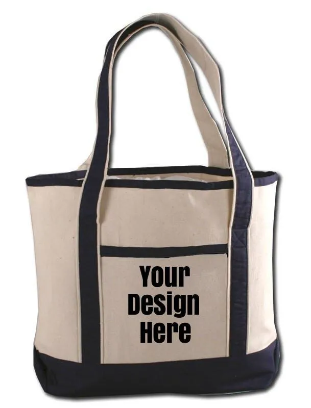 CUSTOM SMALL HEAVY CANVAS TOTE BAG