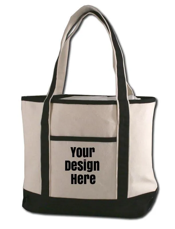 CUSTOM SMALL HEAVY CANVAS TOTE BAG