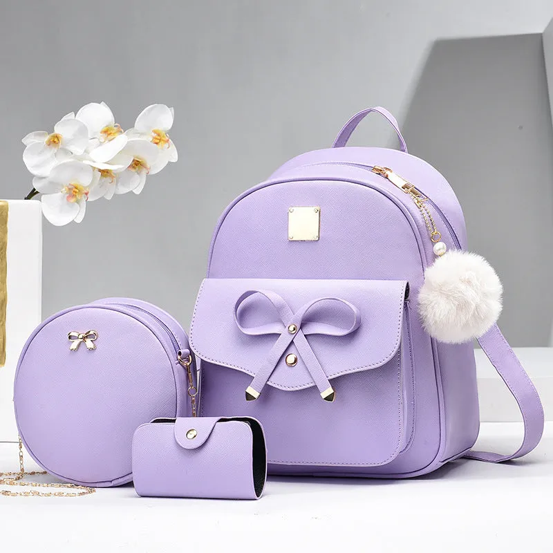 Cutie Bow Candy Color Backpack