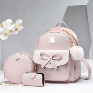 Cutie Bow Candy Color Backpack