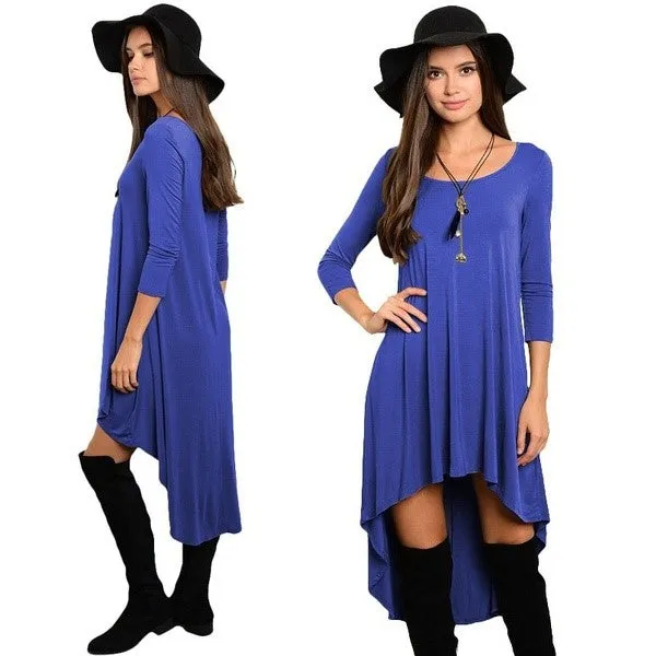 Dress Long Sleeve Pleated Dress Maternity Dress