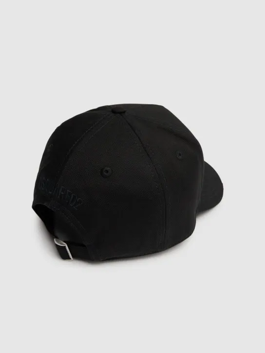 Dsquared2   D2 leaf cotton baseball cap 