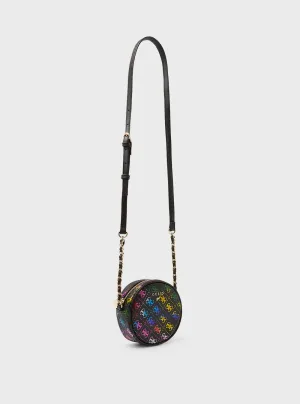 Eco Black iridescent Mini Me Crossbody Bag