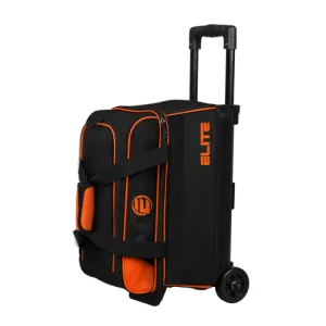 Elite Basic Double Roller Orange Bowling Bag