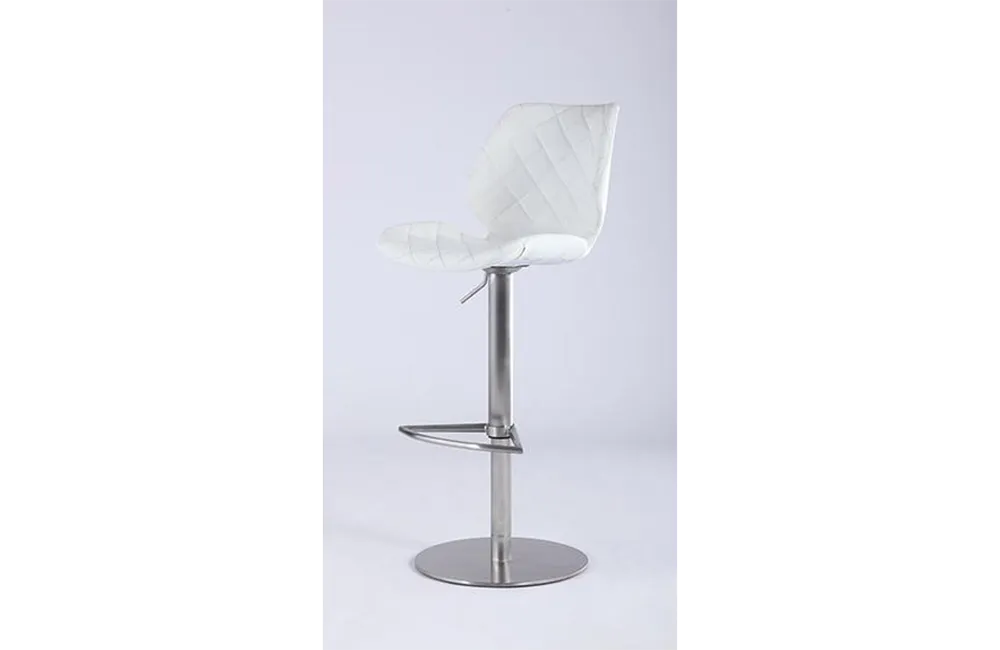 Emily Adjustable Barstool White