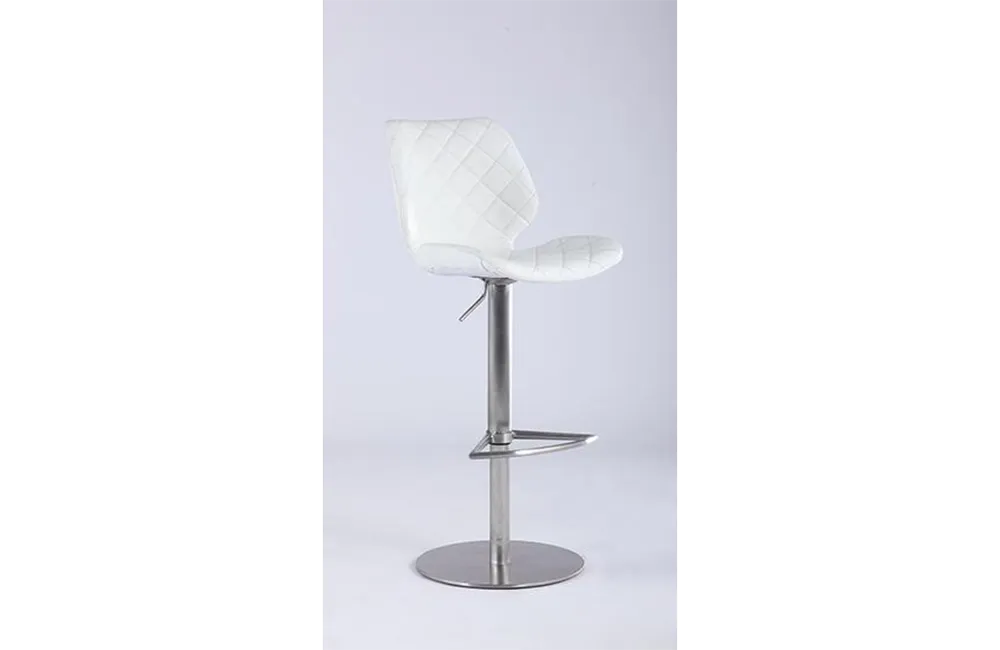 Emily Adjustable Barstool White