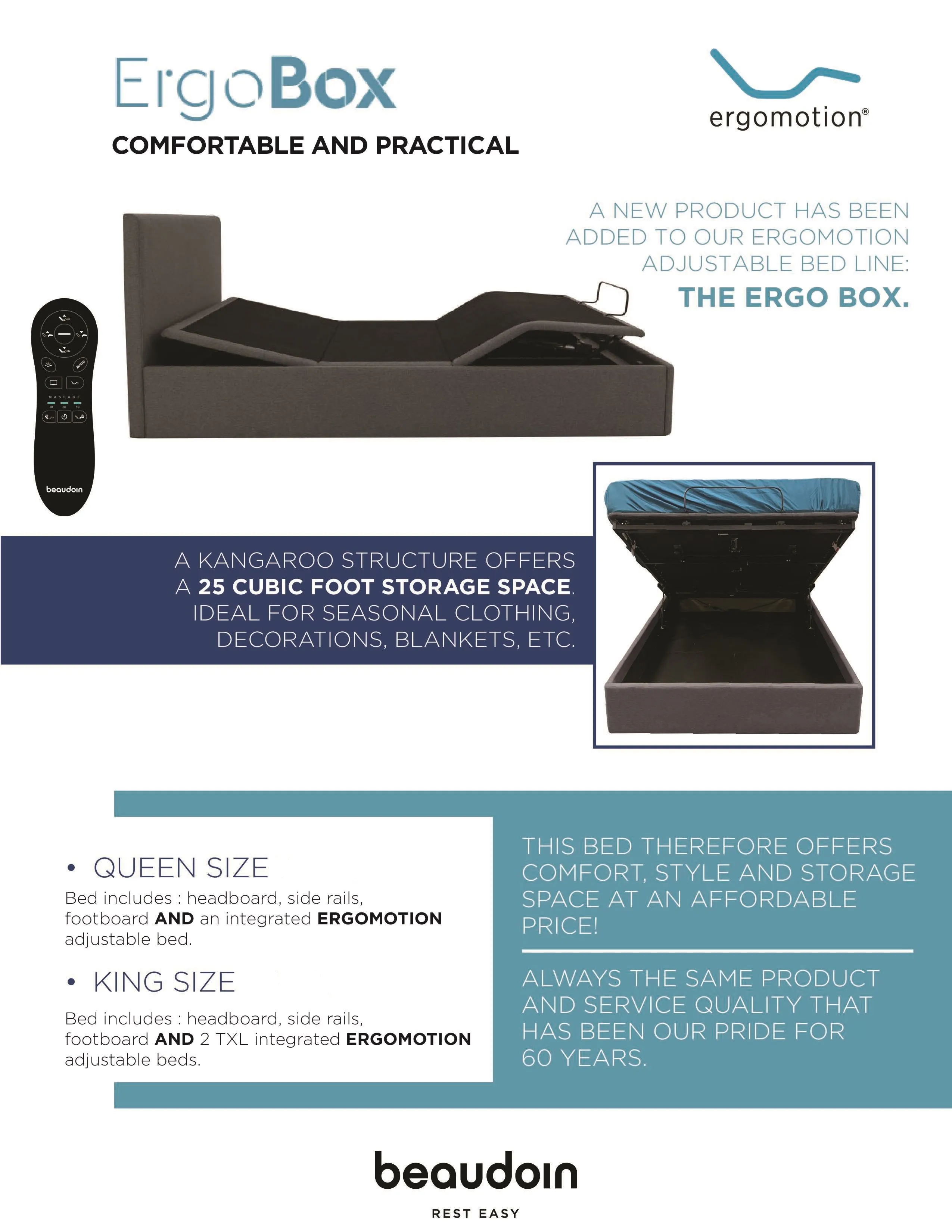 Ergo Box Adjustable Frame